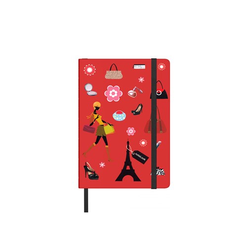  Paris Defter Çizgili A6 Alışveriş