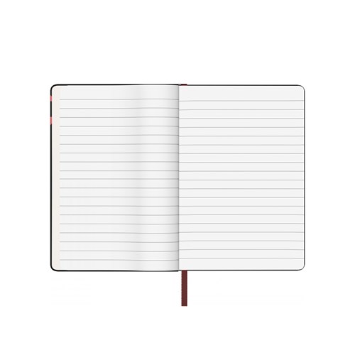  Production Defter Dikey Çizgili A6 Siyah