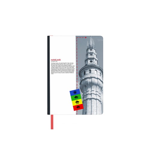  İstanbul Kuleler Defter Çizgisiz A6 Beyazıt