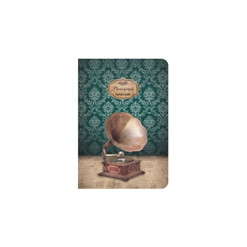Retro Phonograph Multi Defter A6