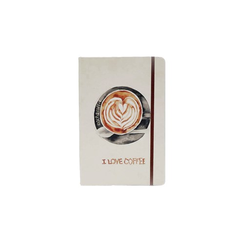  I Love Coffee Defter Çizgisiz A6 Mocha