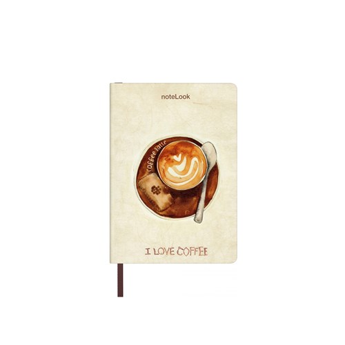  I Love Coffee Defter Çizgisiz A6 Latte
