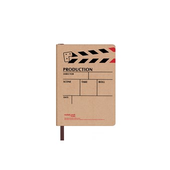  Production Defter Dikey Çizgili A7 Sarı