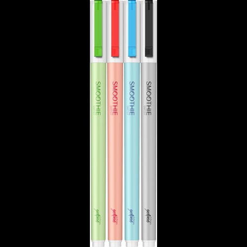 Smoothie Jel Kalem 0.7 mm 4'lü Blister Karışık Renk Set 1