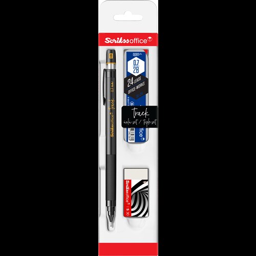 Track 3'lü Set Mekanik Kurşun Kalem 0.7 mm Altın Sarı