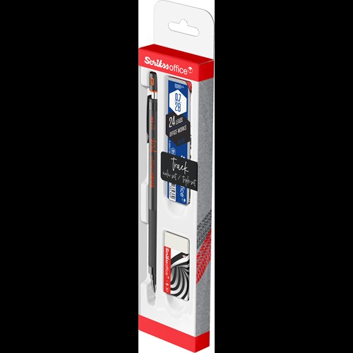Track 3'lü Set Mekanik Kurşun Kalem 0.7 mm Turuncu