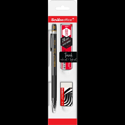 Track 3'lü Set Mekanik Kurşun Kalem 0.5 mm Altın Sarı