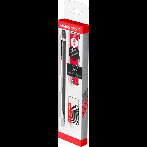 Track 3'lü Set Mekanik Kurşun Kalem 0.5 mm Pembe