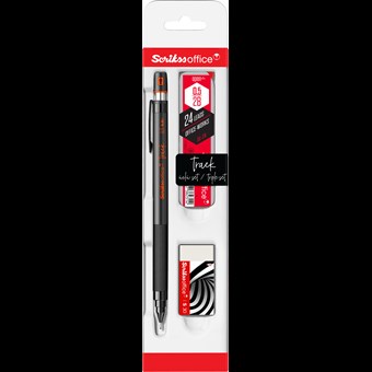 Track 3'lü Set Mekanik Kurşun Kalem 0.5 mm Turuncu