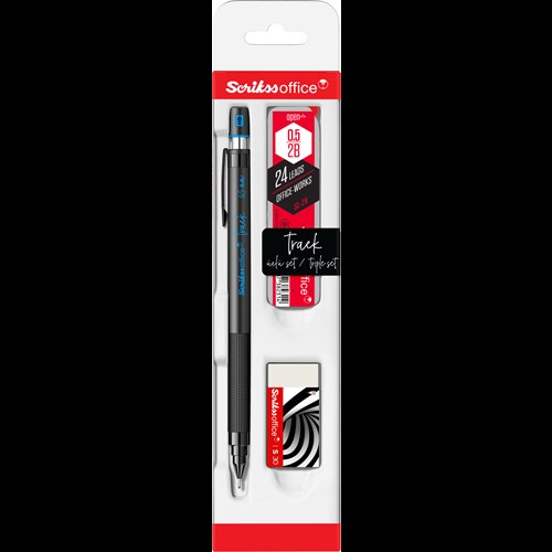 Track 3'lü Set Mekanik Kurşun Kalem 0.5 mm Mavi
