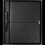 SD700-B1-B Toledo Premium Defter B5 Siyah & Honour 38 Siyah Altın Roller Seti Ürün görseli