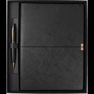 SD700-B1-A Toledo Premium Defter B5 Siyah & Noble 35 Mat Siyah Altın Tükenmez Kalem Seti Ürün görseli