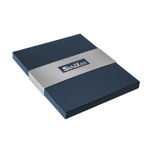Sıvama Kalın Kapak Defter A6 Siyah-108 Prestige Mat Siyah Tükenmez Kalem
