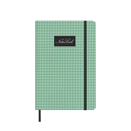  Cotton Defter Çizgili A5 Yeşil