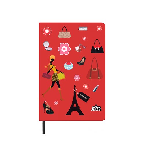  Paris Defter Çizgili A5 Alışveriş