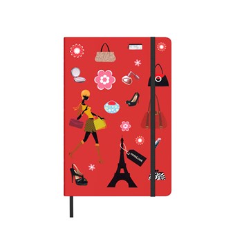  Paris Defter Çizgili A5 Alışveriş