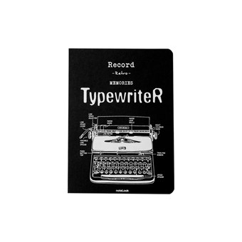 Tekstil Kapak Typewriter B6 Multi Defter