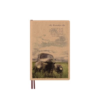 Kraft Defter Çizgisiz B6 Araba