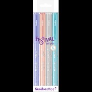 Festival Jel Tükenmez Kalem 0.7 mm Pastel Renkler 4'Lü Blister Ürün görseli