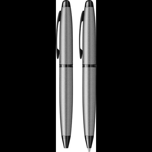 Knight 88 Tükenmez & Mekanik Kurşun Kalem Takım Mat Gri