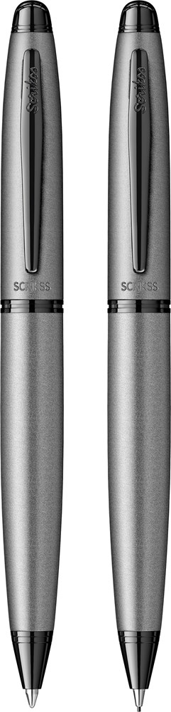 Knight 88 Tükenmez & Mekanik Kurşun Kalem Takım Mat Gri Ürün görseli