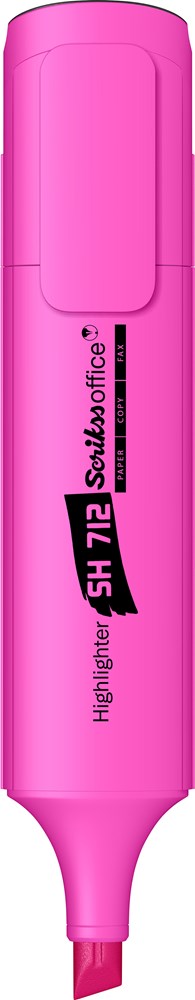  SH712 Fosforlu Kalem 12'li Kutu Pembe Ürün görseli