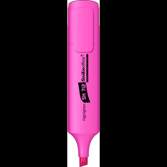  SH712 Fosforlu Kalem 12'li Kutu Pembe