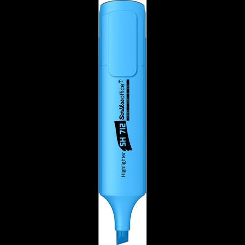 SH712 Fosforlu Kalem Mavi 12'li Kutu