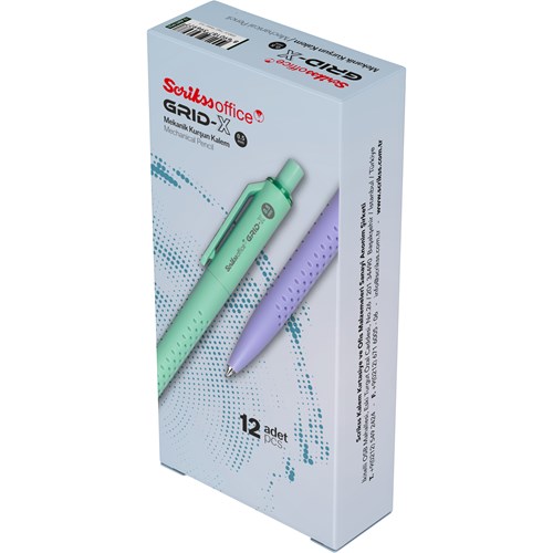 Grid-X Mekanik Kurşun Kalem 0.5 mm Yeşil 12'li Kutu
