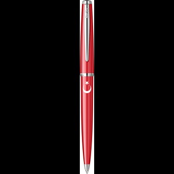 Vintage 33 Tükenmez Kalem Kırmızı Ay Yıldız Baskılı
