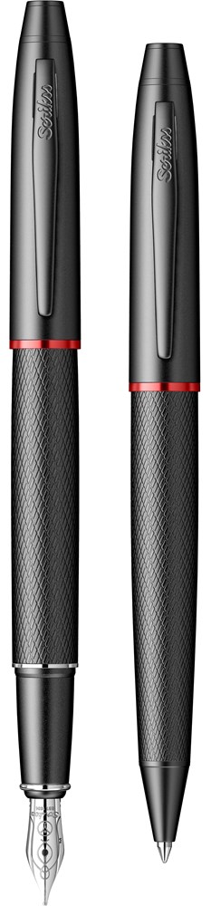 Noble 35 Dolma Kalem & Tükenmez Kalem Takım M Uç Mat Siyah Ürün görseli