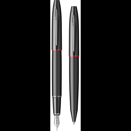 Noble 35 Dolma Kalem & Tükenmez Kalem Takım M Uç Mat Siyah