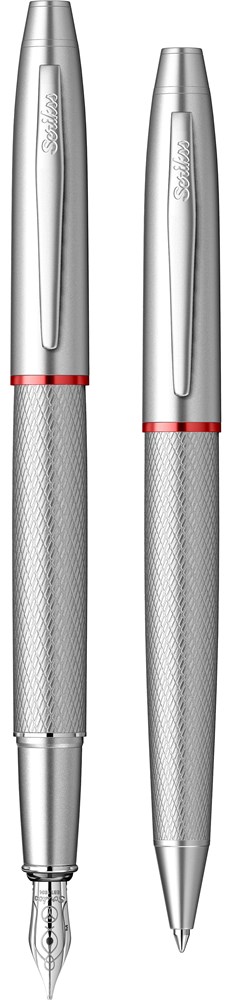 Noble 35 Dolma Kalem & Tükenmez Kalem Takım M Uç Mat Gri Ürün görseli