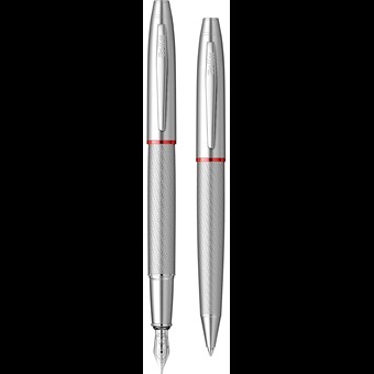 Noble 35 Dolma Kalem & Tükenmez Kalem Takım M Uç Mat Gri
