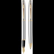Noble 35 Dolma Kalem - Tükenmez Kalem Takım Krom Altın M Uç Ürün görseli
