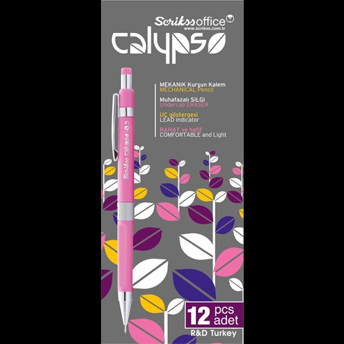 Calypso Mekanik Kurşun Kalem 0.5 mm Siyah 12'li Kutu