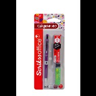 Calypso Color Mekanik Kurşun Kalem 0.5 mm Mor - Silgi - Min 0.5 mm 3'lü Blister Ürün görseli