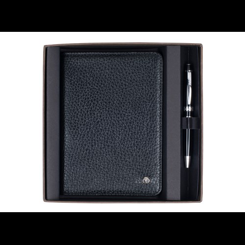  DR2110-1 Hakiki Deri Toscana Jotter (Notluk) Siyah