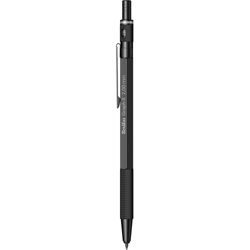  Graph-X Mekanik Kurşun Kalem 2.0 mm Mat Siyah