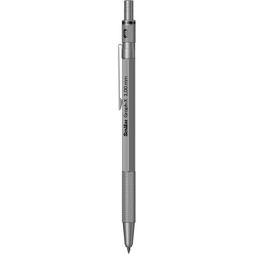  Graph-X Mekanik Kurşun Kalem 2.0 mm Kurşun Gri