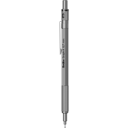  Graph-X Mekanik Kurşun Kalem 0.7 mm Kurşun Gri