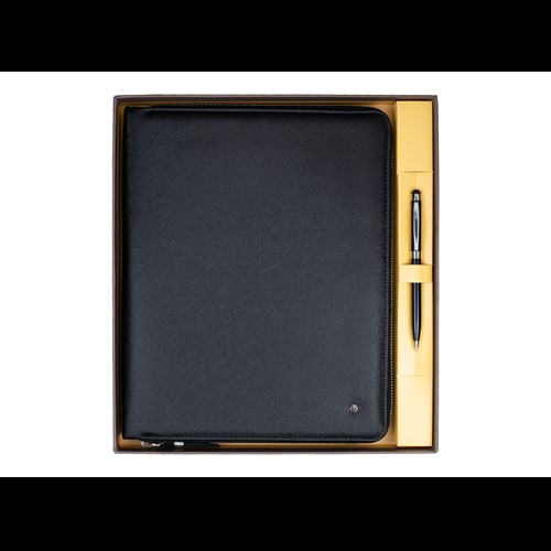  DR8113-1 Portföy - Tablet Kılıfı Siyah & 599 Touch Pen Tükenmez Kalem Siyah