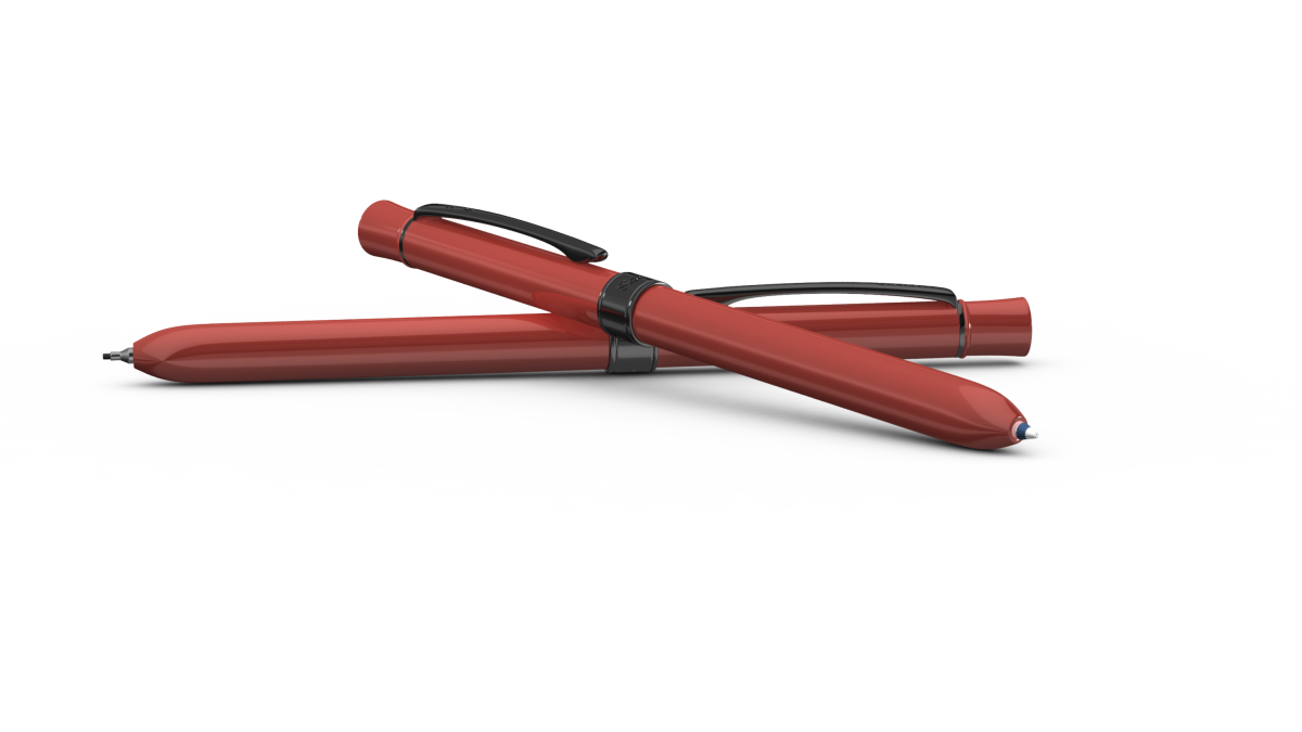 Trio 93 Multifonksiyon Tükenmez Kalem Kırmızı | Scrikss