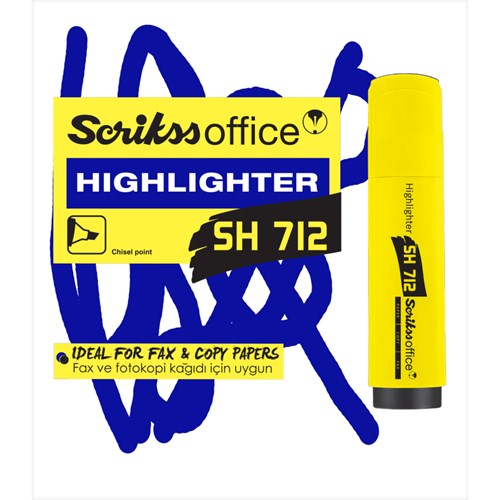 SH712 Fosforlu Kalem Yeşil 12'li Kutu