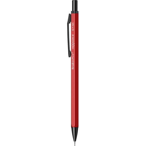  Hexagon-R Mekanik Kurşun Kalem 0.7 mm Kırmızı