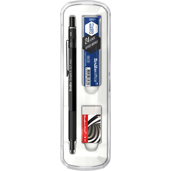  Graph-X 3'lü Set Mekanik Kurşun Kalem 0.7 mm Mat Siyah