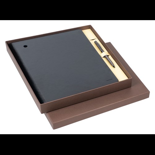  SD 500-1- Portföy -Tablet Kılıfı Oxford & 599 Touch Pen Tükenmez Kalem Siyah