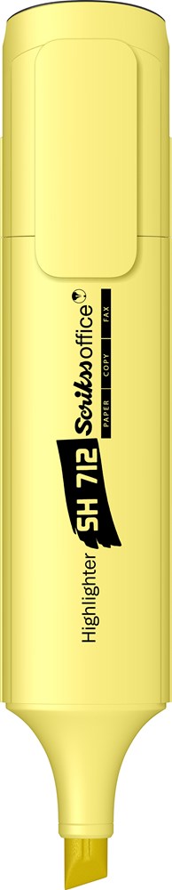  SH712 Fosforlu Kalem 12'li Kutu Pastel Sarı Ürün görseli