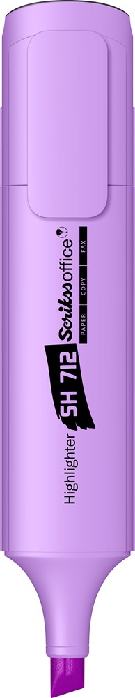  SH712 Fosforlu Kalem 12'li Kutu Pastel Lila Ürün görseli