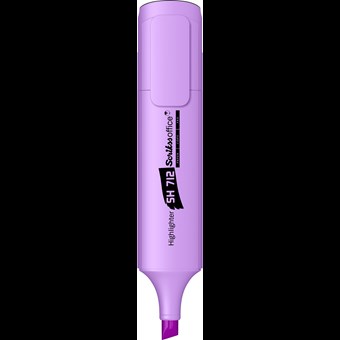  SH712 Fosforlu Kalem 12'li Kutu Pastel Lila